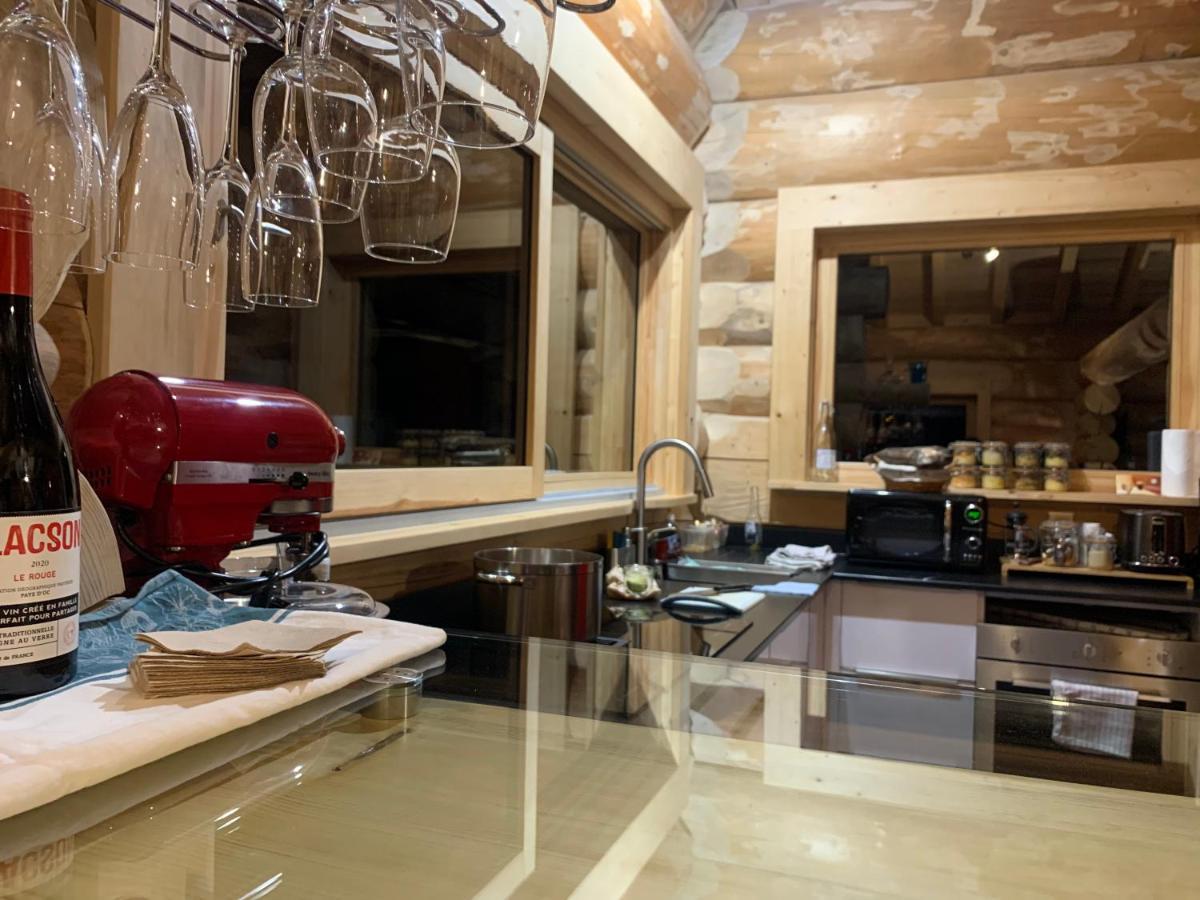 Chalet Anzac Chalet 5 Etoiles En Rondins Tout Neuf Unique Dans Les Aravis Les Villards-sur-Thones Экстерьер фото