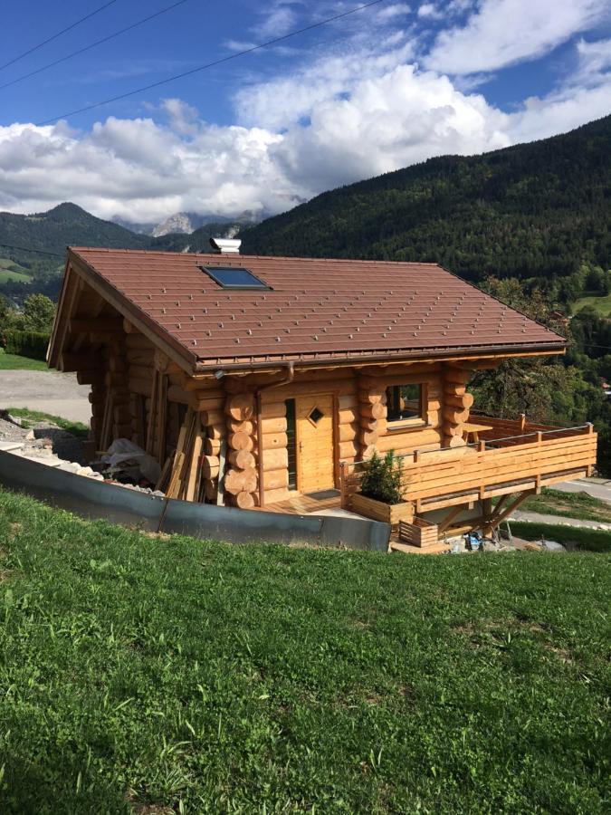 Chalet Anzac Chalet 5 Etoiles En Rondins Tout Neuf Unique Dans Les Aravis Les Villards-sur-Thones Экстерьер фото