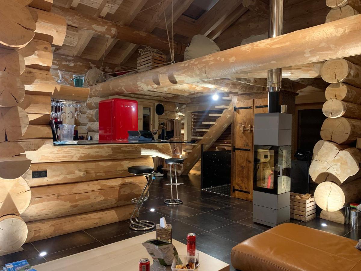 Chalet Anzac Chalet 5 Etoiles En Rondins Tout Neuf Unique Dans Les Aravis Les Villards-sur-Thones Экстерьер фото