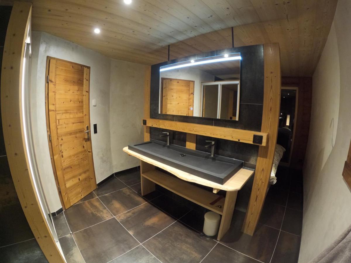 Chalet Anzac Chalet 5 Etoiles En Rondins Tout Neuf Unique Dans Les Aravis Les Villards-sur-Thones Экстерьер фото