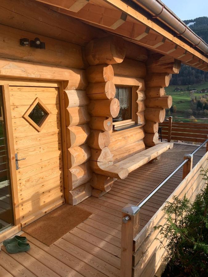 Chalet Anzac Chalet 5 Etoiles En Rondins Tout Neuf Unique Dans Les Aravis Les Villards-sur-Thones Экстерьер фото