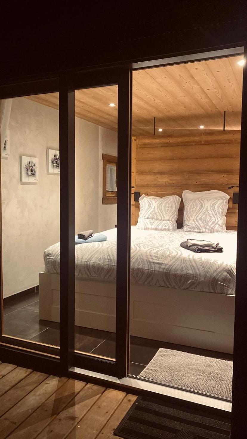 Chalet Anzac Chalet 5 Etoiles En Rondins Tout Neuf Unique Dans Les Aravis Les Villards-sur-Thones Экстерьер фото